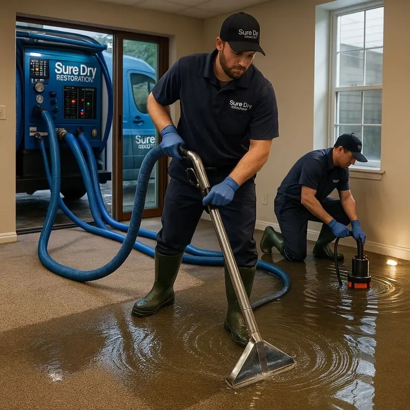 Water Extraction and Removal process in Ridgefield, CT